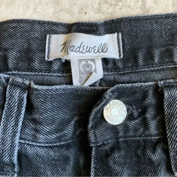 Madewell Black Baggy Tapered Jeans Size 28 - Picture 3 of 8